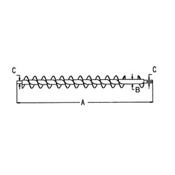Aftermarket AH202881 New Tank Cross Rear Auger Fits John Deere Combine 9600 9610 9650 9660 COH60-0067 - main